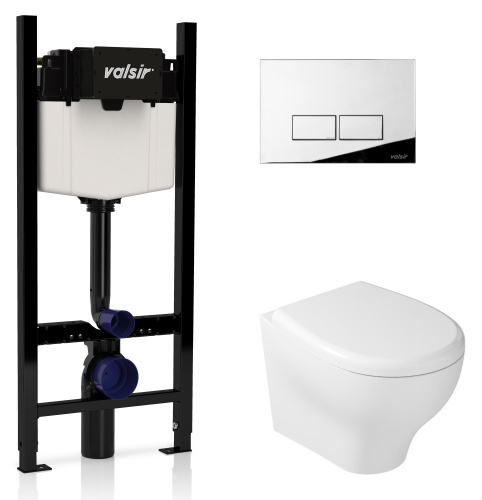 Комплект унитаза с инсталляцией VALSIR KIT VSCR 7212 Slim P3